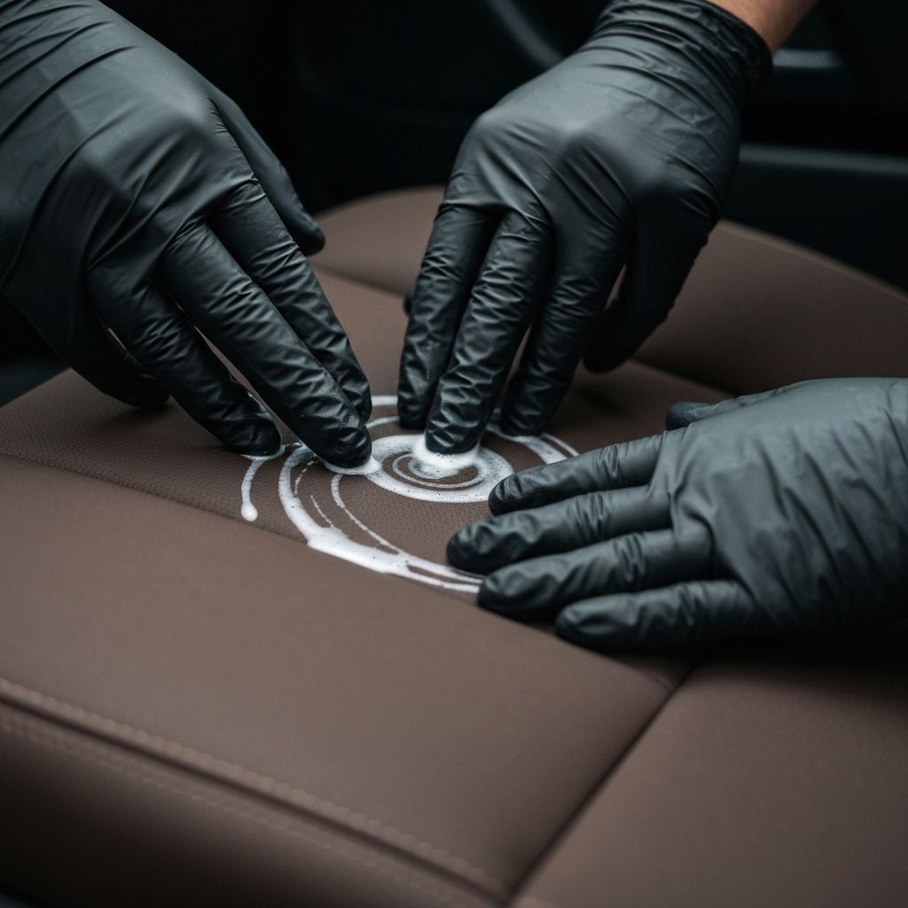 Professional car stain removal