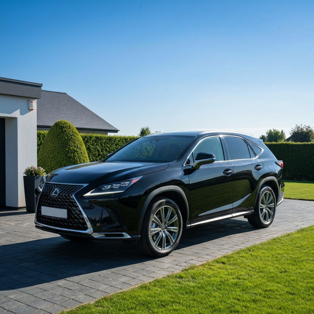 Clean car parked at residential home after professional flood restoration service