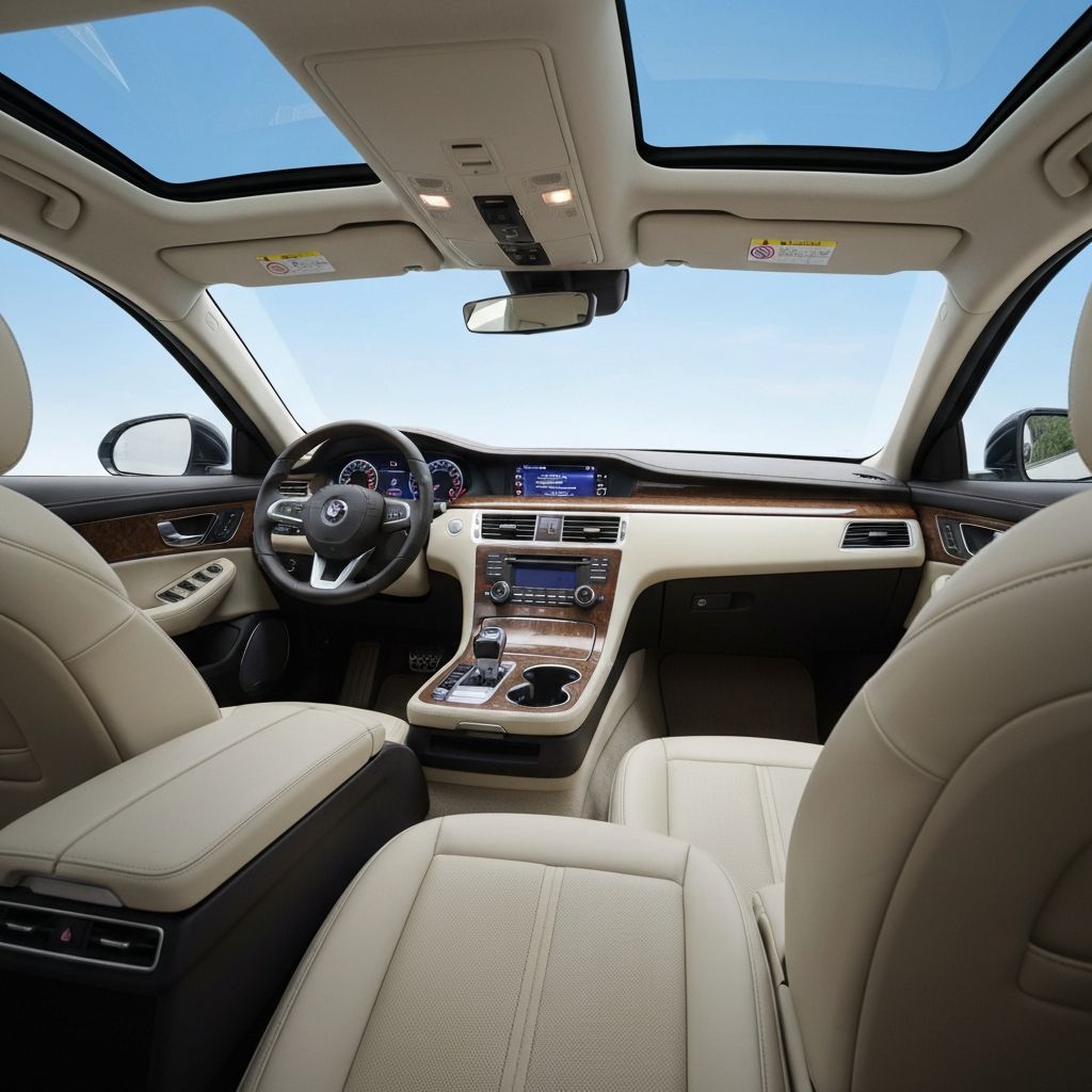 Clean car interior detailing